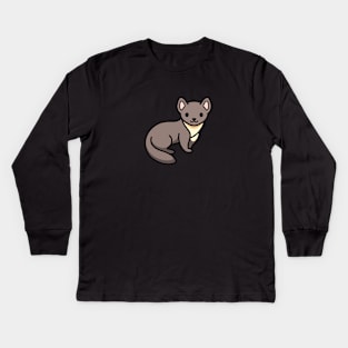 Pine Marten Kids Long Sleeve T-Shirt